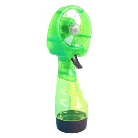 Mini Handheld Spray Fan Portable Water Spray Mist Fan Desk Humidification Cooling Sprayer For Outdoor Camping Hiking Air Cooler - Green