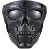 Skull Mask Full Face Tactical Masks For CS Survival Games Shooting Cosplay Movie Paintball Halloween Scary Masks - Green+Gray-Lens