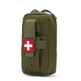 Tactical Medical EDC Pouch EMT Emergency Bandage Tourniquet Scissors IFAK Pouch First Aid Kit Survival Bag Military Pack - Army Green