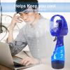 Mini Handheld Spray Fan Portable Water Spray Mist Fan Desk Humidification Cooling Sprayer For Outdoor Camping Hiking Air Cooler - Red