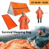 Outdoor Life Bivy Emergency Sleeping Bag Thermal Keep Warm Waterproof Mylar First Aid Emergency Blanke Camping Survival Gear - D - Czech Republic