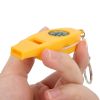 4 In 1 Emergency Survival Whistle With Compass Thermometer Magnifier For Hiking Camping Hunting Fishing - Black