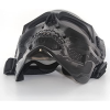 Skull Mask Full Face Tactical Masks For CS Survival Games Shooting Cosplay Movie Paintball Halloween Scary Masks - Black