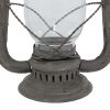 DecMode 9"W, 23"H Rustic Lantern, Grey, 2 - Pieces - DecMode