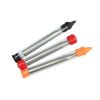 1pc Collapsible Stainless Steel Blow Fire Tool For Outdoor Camping Hiking Barbecue Survival Gadgets - Red