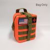 MOLLE Tactical First Aid Bag - Detachable Medical Kit with Emergency Supplies for EMT, Survival, and Tactical Gear - Army Green