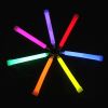 6in Fluorescent Stick With Hook And Red String; Outdoor Camping Adventure Camping Lighting; Luminous Survival Supplies - Mixed Color 2pcs